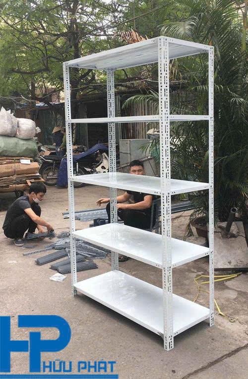 kệ sắt v lỗ 5 tầng