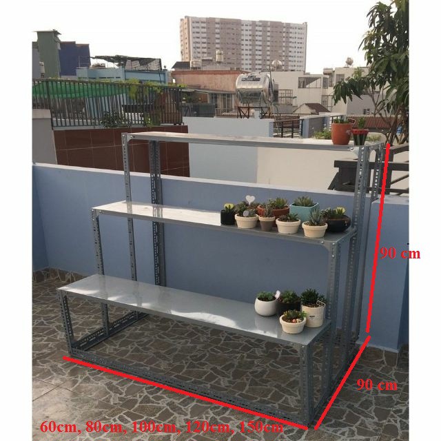 kệ sắt 3 tầng bậc thang