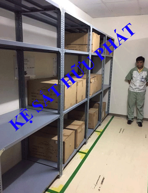 kệ sắt V lỗ