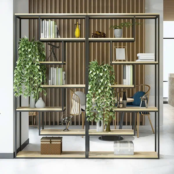 kệ sắt trang trí phòng khách