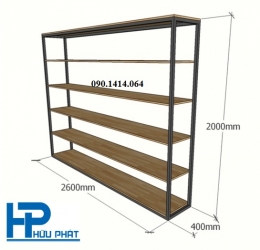 KỆ TRƯNG BÀY QUẦN ÁO SHOP THỜI TRANG - TB08